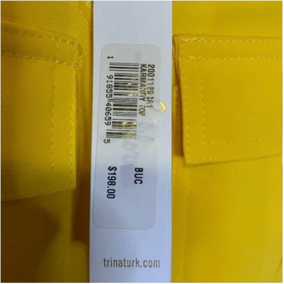 NWT Trina Turk Zipper V Neck Sleeveless Blouse - Picture 11 of 16